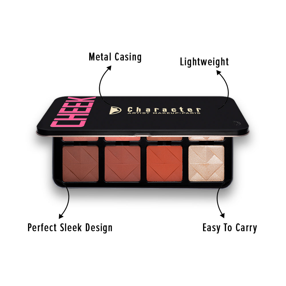Character Pro Highlighter & Blush Palette - C-A201